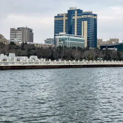 Nearby Caspian Sea Coastline - Bakixanov (Bakikhanov)