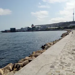 Nearby Caspian Sea Coastline - Bakixanov (Bakikhanov)
