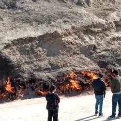 Yanar Dag (Burning Mountain) - Bakixanov (Bakikhanov)