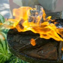 Yanar Bulag (Burning Spring) - Lerik