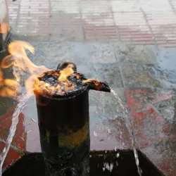 Yanar Bulag (Burning Spring) - Lerik