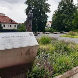 Monument to Adam Mickiewicz - Maladzyechna (Molodechno)