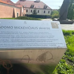 Monument to Adam Mickiewicz - Maladzyechna (Molodechno)