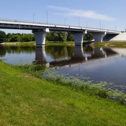 Pina River Embankment - Pinsk