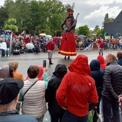 The Ros Beiaard Horse Statue - Dendermonde