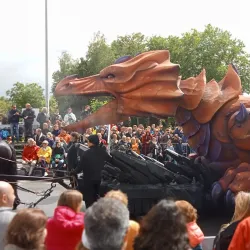The Ros Beiaard Horse Statue - Dendermonde