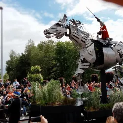 The Ros Beiaard Horse Statue - Dendermonde