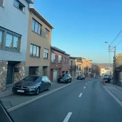 A vibrant street view in Herstal