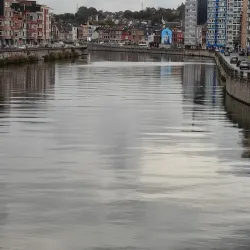 People enjoying the surroundings of Herstal