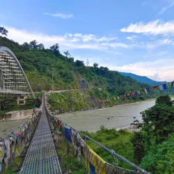 Amo Chhu Suspension Bridge - Phuntsholing