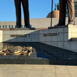 Three Chiefs' Statues - Kopong