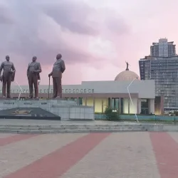 Three Chiefs' Statues - Kopong