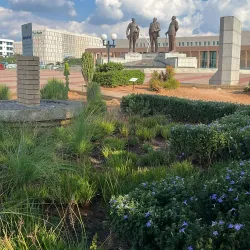 Three Chiefs' Statues - Kopong