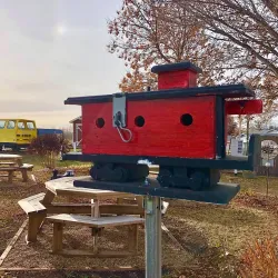 Camrose Heritage Railway Station - Camrose