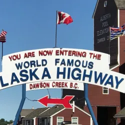 Mile 0 Post - Dawson Creek