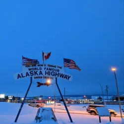 Mile 0 Post - Dawson Creek