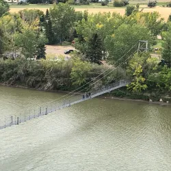 Star Mine Suspension Bridge - Drumheller