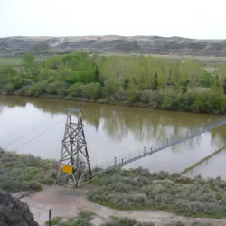 Star Mine Suspension Bridge - Drumheller
