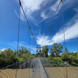 Star Mine Suspension Bridge - Drumheller