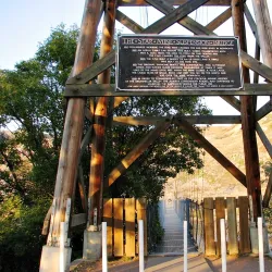 Star Mine Suspension Bridge - Drumheller