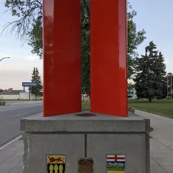 Border Markers - Lloydminster