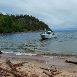Fishing on Lake Superior - Marathon