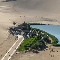 Crescent Lake (Yueyaquan) - Dunhuang
