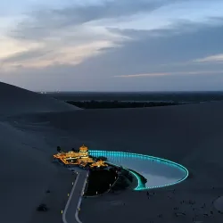 Crescent Lake (Yueyaquan) - Dunhuang