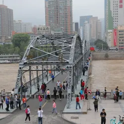 Lanzhou Zhongshan Bridge Night Market - Lanzhou