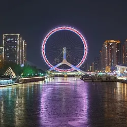 Tianjin Eye (Tianjin Yongle Bridge Ferris Wheel) - Tianjin