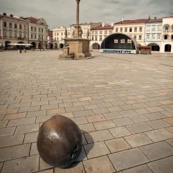 Statue of Jan Ámos Komenský (Comenius) - Novy Jicin