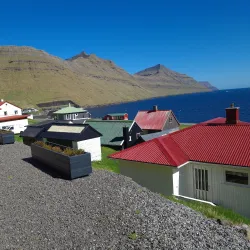 Local Faroese Houses - Husavik