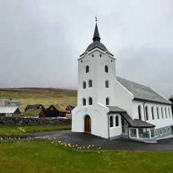 Local Faroese Church - Midvagur