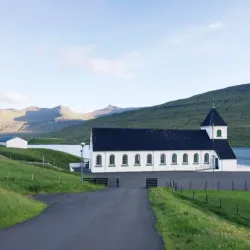 Local Faroese Church - Nordskali