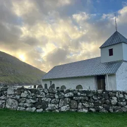 Local Faroese Church - Oyrarbakki