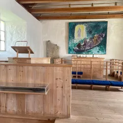 Local Faroese Church - Oyrarbakki