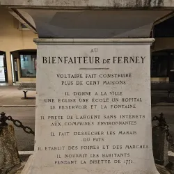 Voltaire Statue - Ferney-Voltaire