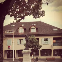 Voltaire Statue - Ferney-Voltaire