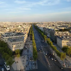 Champs-Élysées and Arc de Triomphe - Paris