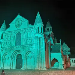 Church of Notre-Dame la Grande - Night Light Show - Poitiers