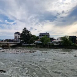 Nearby Rioni River - Samtredia