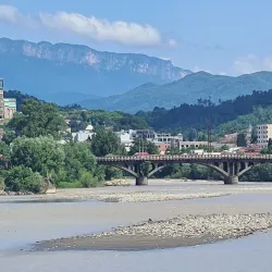 Nearby Rioni River - Samtredia