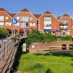 A vibrant street view in Osterholz-Scharmbeck