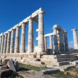 Temple of Poseidon at Cape Sounion - Vari
