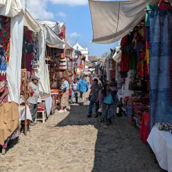 Local Food Stalls - Chichicastenango