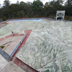 Relief Map of Guatemala (Mapa en Relieve) - Guatemala City