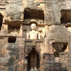 Gopachal Rock Cut Jain Temples - Gwalior