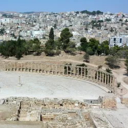 Oval Plaza (Forum) - Jerash