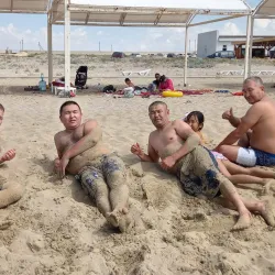 Caspian Sea Beach - Aktau