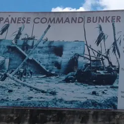 Japanese WWII Bunker Ruins - Tarawa